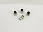(4) Parker Legris 3175 04 11 Push-in Tube 5/32 (4mm) To 1/8 Male Npt Connector. Fixed Price $20.00.