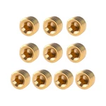 10 Pcs 1/4" Npt Male Pipe Plug Fitting Set Brass Hex Counter Sunk Plugs For C.... Fixed Price $10.92.