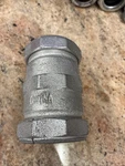 Jones Stephens Compression Coupling Long Pattern Malleable Iron 2" Ips X 4-1/2". Fixed Price $18.00.