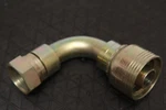 Qty (1) Aeroquip 1ba16fjb16 1" Hose Ttc12 Crimp X Jic Swivel, 90 Elbow Nos. Fixed Price $9.90.