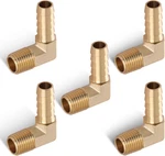5pcs Brass Hose Barb Fittings 90 Degree Elbow 3/8 Inch To 1/4. Fixed Price $27.87.