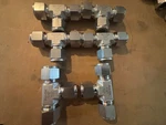 Set Of 6 Pc Stainless Steel 1/2 In Tube Od Fitting Union Tee, Ss-ttt Hj-gk. Fixed Price $39.95.