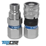 3/8" Npt (tl19) Flat Face Quick Connect Hydraulic Coupler Bobcat Skid Steer 1/2. Fixed Price $57.70.