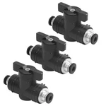 3 Pcs 4mm Od Pneumatic Ball Valve, Push To Connect, Air Flow Control, Quick. Fixed Price $19.06.