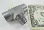 Parker 1/4" Npt/nptf Male X Female Branch Tees Hydraulic 5000 Psi Pipe Threads. Fixed Price $11.99.