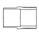 Cello Products Iwp4-24 Copper Adapter 1-1/2" Sweat X Male Connection. Fixed Price $24.43.