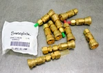 Swagelok B-qc4-b-400 Brass Push Connect Fitting 1/4" & 1/8" Lot Of Eleven (11). Fixed Price $77.99.