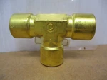 Cajon Wp 2800 Psig Brass Pipe Fitting, Female Tee, .375 Npt New. Fixed Price $45.00.