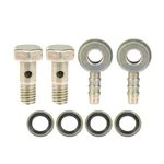A Absopro Banjo Bolt M6x1 Hose Barb 0.75"x0.39", Bronze Tone. Fixed Price $9.90.