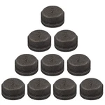 Niubid 10 Pack 3/4 Inches Cap Malleable Cast Iron Pipe, Inches, Black. Fixed Price $17.99.