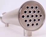 Condenser Tri Clamp 3 Inch X 18 In. &(19) 3/8 Tubes (2) Fnpt 1/2 Ss304. Fixed Price $1254.18.