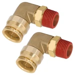 Boeray 3/4" Quick Push To Connect Fittings 3/4"od 1/2"npt Thread, Gold. Fixed Price $39.21.