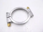 F&h 4" 304 Stainless Steel Sanitary Tri Clamp Bolted High Pressure. Fixed Price $19.99.
