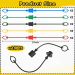10sets Hydraulic Dust Caps & Plugs Set, Quick Coupler Cover Hose Ma.... Fixed Price $34.45.
