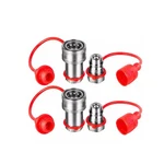 2 Set 1/4" Npt Hydraulic Quick Connect Coupler Poppet Pioneer Style. Fixed Price $27.99.