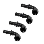 Lokocar 6an 90 Degree Push Lock Hose Fitting End Fits 3/8" Rubber Fuel Line 4pcs. Fixed Price $23.99.