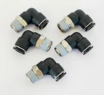 Lot Of 5 Nitra 3/8" Tube X Npt Me38-38n Push-to-connect Fitting Elbow. Fixed Price $9.95.