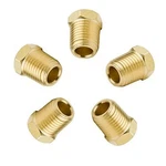 Vis Brass Pipe Fitting, Solid Hex Head Plug, 3/8 Inch 3/8" Npt Male 5pcs. Fixed Price $17.98.