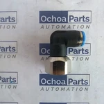 New!! 153278 Festo Push-in L-fitting Qslf-3/8-8-b - Lot Of 3 Pcs, Swivel Elbow. Fixed Price $25.00.