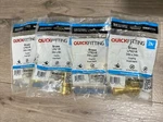 4 Pack Quickfitting Coupling Fitting Brass 3/4" X Push To Connect Lf821r. Fixed Price $25.99.