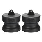 Patikil Poly Cam Lock Fittings, 2 Pcs 1.5" Part Dp Dust Plug Groove Hose .... Fixed Price $13.50.