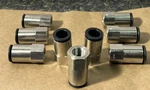 (9 Ct.) Legris 3014 60 11 Straight Female Connector, 3/8 In Tube Od, 1/8 Pipe. Fixed Price $83.00.