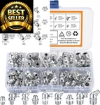 Muzhupguz 60 Pcs Metric Grease Fittings Kit,hydraulic Zerk A-60pcs. Fixed Price $13.99.