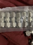 Dk-lok Stainless Steel Union Fitting, 3/8" Od Tube Swagelok Ref Ss-600-6. Fixed Price $10.00.