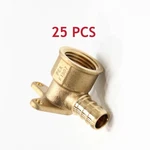Efield 25 Pcs 1/2" Pex X Female Npt Drop-ear Elbow Crimp Brass Fitting. Fixed Price $45.99.