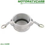 All-carb 3" Part Dc Aluminum Cam & Groove Hose Fitting W/ Brass Handles Dust Cap. Fixed Price $19.61.