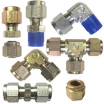Tylok Cbc-loc Steel Compression Tubing Fittings -1/8 1/4 3/8 1/2 Union Elbow Tee. Fixed Price $5.50.