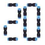 Beduan Push To Connect Fitting, 6mm Tube Od Pneumatic Quick (20pcs), Blue. Fixed Price $15.69.