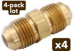 4-pack Lot Anderson Metals 754042-08 1/2" 45 Flare Pipe Union Lead Free Brass. Fixed Price $17.81.