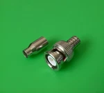 (2 Packs) Rg58/au Bnc Male 2-pc (connector+ring) Crimp-on Connector. Fixed Price $8.99.