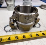 Dixon Rd200ez 2" Fem. Coupler X Camlock To Npt Straight Tube Fitting 316 Ss. Fixed Price $95.99.