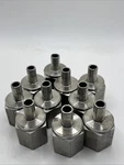Swagelok Tube Fitting 3/8 X 3/4 Female Npt Lot Of 10 Stainless. Fixed Price $89.99.