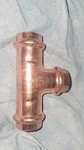 Viega 77230 Propress Copper Tee, 3/4". Fixed Price $35.00.