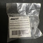 Speedaire 30e661 Quick Connect,plug,3/8" Body,3/8"-18. Fixed Price $4.99.
