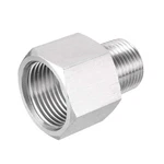 Uxcell Pipe Fitting Adapter 3/8 Npt Male To M20x1.5 X M20x1.5, Silver. Fixed Price $16.25.