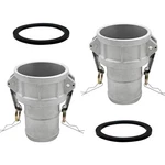 Bitotu 2pcs Aluminum Global Cam And Groove Hose Fitting C300 3" Type C With 2.... Fixed Price $45.59.