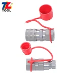 1/2 Npt Flat Face Hydraulic Quick Coupler Set Hardened Treated High Press. Fixed Price $29.52.