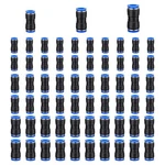Aulufft 60 Pcs Straight Push Connectors Quick Release 6/8/10mm, Black. Fixed Price $17.51.