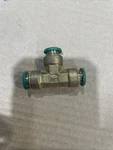 Parker 164pln-6 Brass Tee Fitting, 3/8" Tube Od Push To Connect , X3 Nos. Fixed Price $7.00.