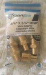 Unopened New 10-pack Sharkbite Pex 3/4" X Mnpt Male Adapter. Fixed Price $14.99.
