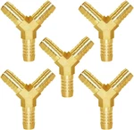 Joywayus 5pcs 5/8" Id Hose Barb Thick Brass Y Shaped 3 Way Union Fitting Interse. Fixed Price $33.78.