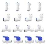 Beduan Water Push To Connect Quick 3/8 Tube Od (16pcs), White. Fixed Price $20.41.