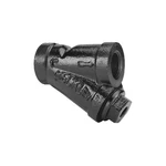 Keckley 13thy-cim20m34-fti-b7 Y Strainer,4" H,20 Mesh,cast Iron 45ak90. Fixed Price $20.73.