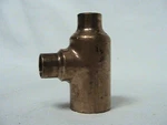 1 Mueller Copper Sweat Reducing Tee 1"x1/2"x1/2" #w04063 Cxcxc. Fixed Price $9.75.