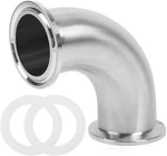 Beduan Elbow 90 Degree 1-1/2" Tube Od Stainless Steel 1.5" Tri Clamp Sanitary. Fixed Price $19.21.