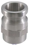 2" Type F Camlock Male Adapter X Npt Aluminum Hose Fitting F200ial. Fixed Price $18.92.